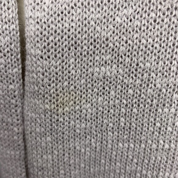 LOFT cotton blend pullover v neck sweater gray size small - Picture 9 of 9